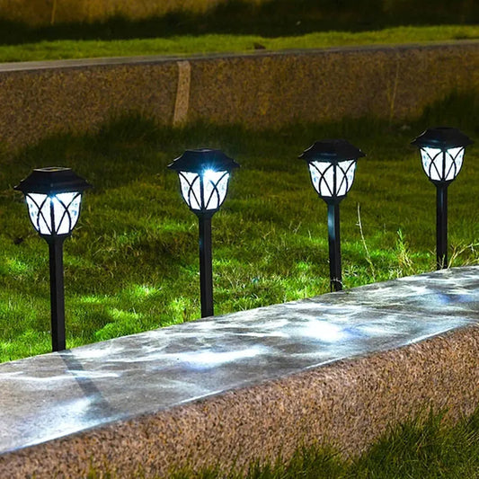 1 Pack Solar Yard Lights Bright Lawn Lights Outdoor Waterproof Led Solar Pathway Lights Landscape Path Lights