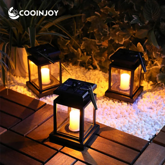 Solar Lights Outdoor LED String Light Waterproof Lantern Hanging Garden Outdoor Decorative Landscape Lights Garden Garage Patio