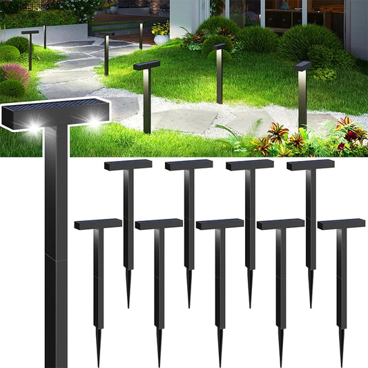 1-8 Pack Solar Pathway Lights Outdoor Solar Lights IP65 Waterproof Garden Lamps Solar Lamp Outdoor Landscape Lighting for Lawn