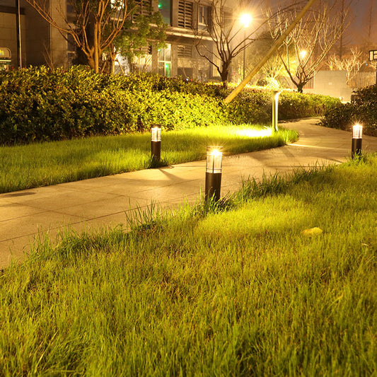 Outdoor Solar Cylindrical Waterproof Lawn Lamp