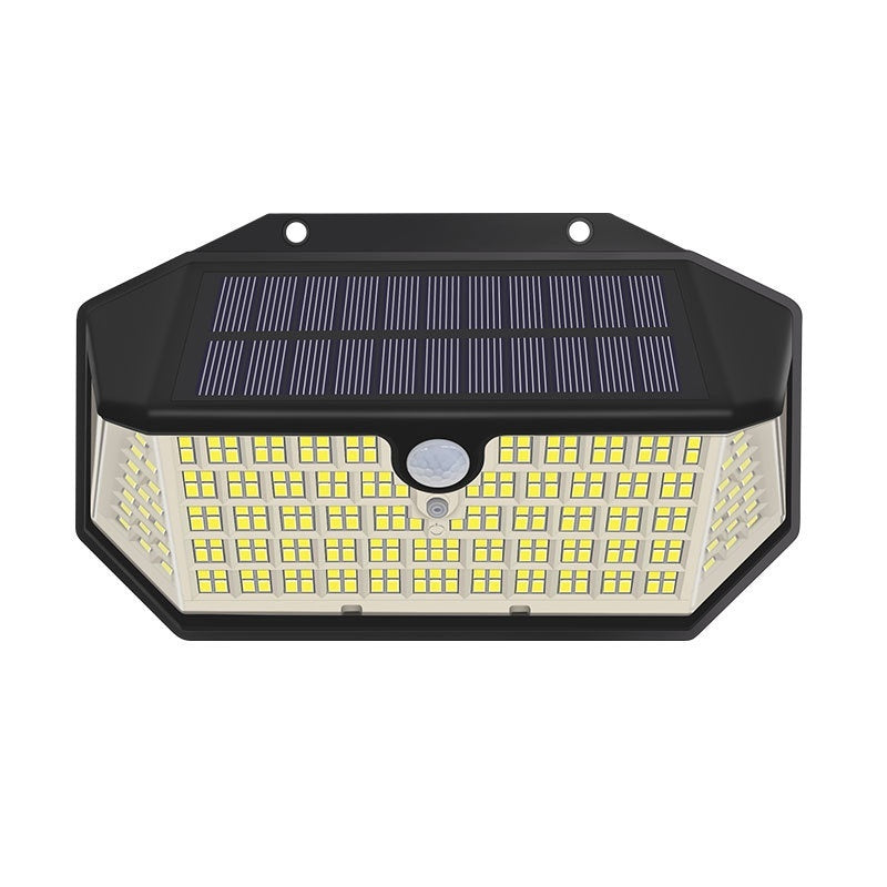 Solar Outdoor Courtyard Human Body Induction Five-sided LED Light