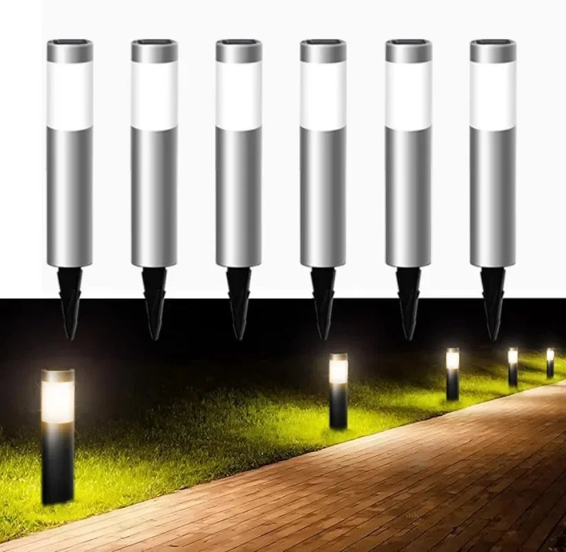1/2/4/6 Pcs Solar Floor Lamp Waterproof Motion Sensor