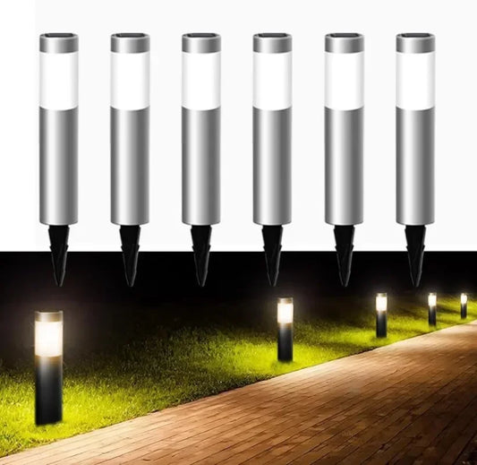 1/2/4/6 Pcs Solar Floor Lamp Waterproof Motion Sensor