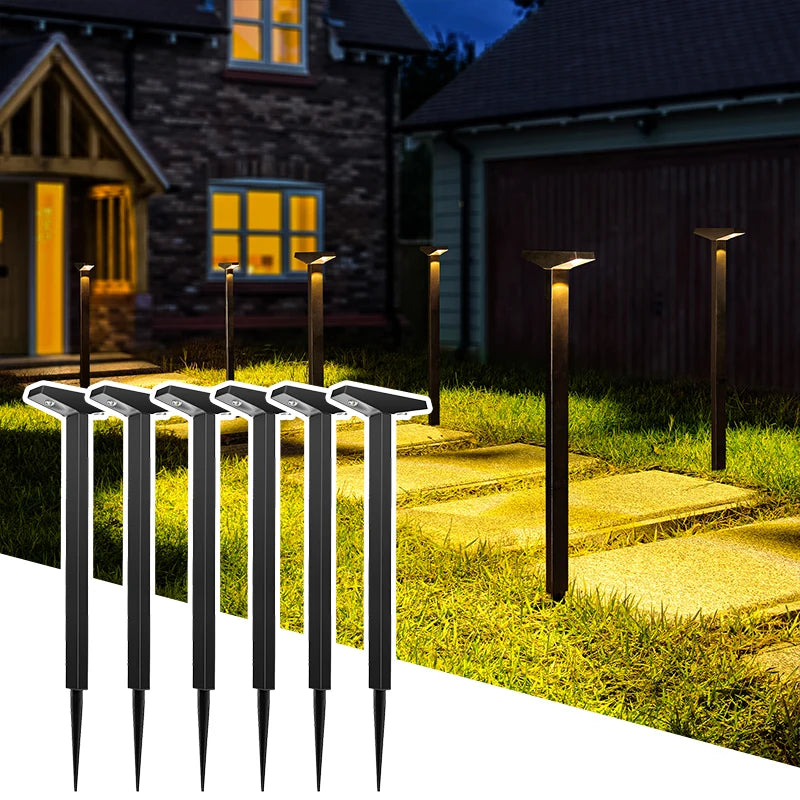 Solar Lawn Light Outdoor Waterproof Ground Lamp for Yard,Path,Garden,Lawn,Camping,Outdoor,Deck Atmosphere Decor Landscape
