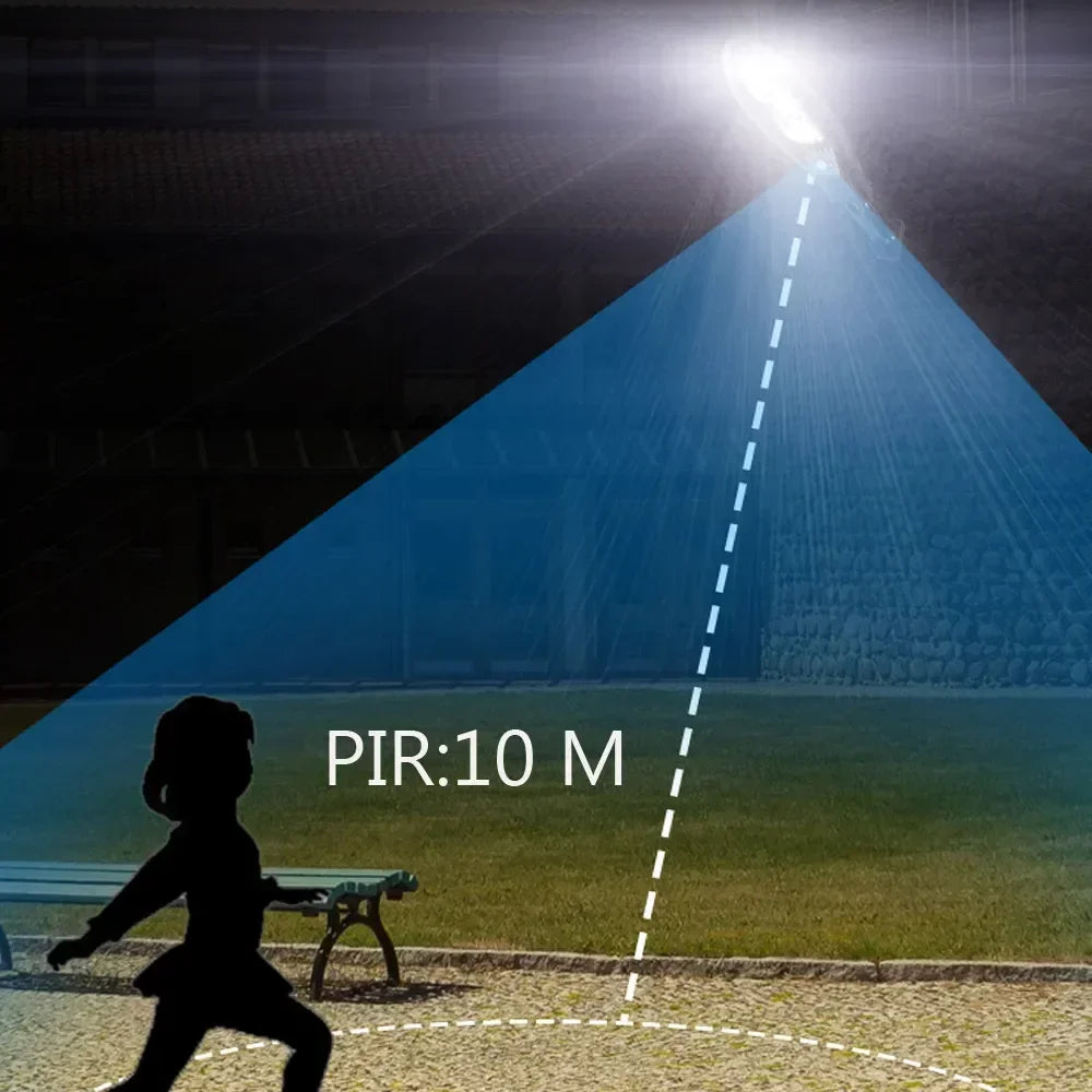 Newest LED Solar Light Outdoor Solar Lamp Powered Sunlight Waterproof PIR Motion Sensor Street Light for Garden Decoration Hot