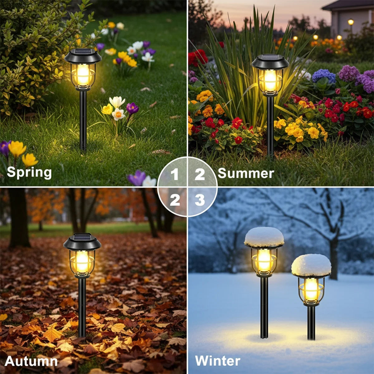 Solar Motion Sensor Led Wall Camping Lawn Lamp Outdoor Lanterns Lights Powered Yard Decorative Light Waterproof Garden Induction