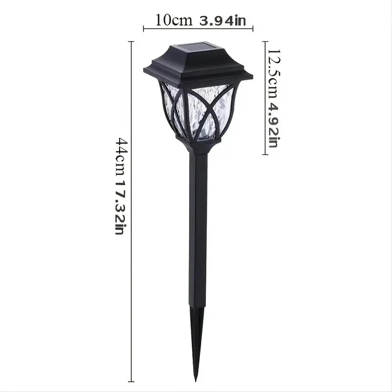 1 Pack Solar Yard Lights Bright Lawn Lights Outdoor Waterproof Led Solar Pathway Lights Landscape Path Lights