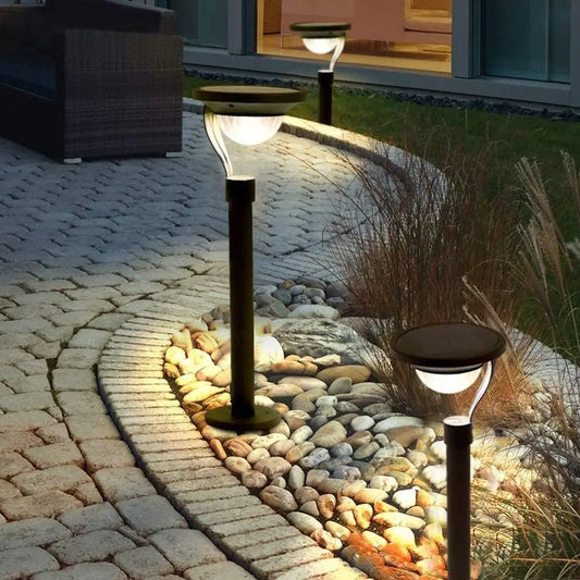 Solar Pathway Lights Outdoor Waterproof Solar Lamp Super Bright Auto On/Off Garden Light for Patio Path Walkway Driveway Decor