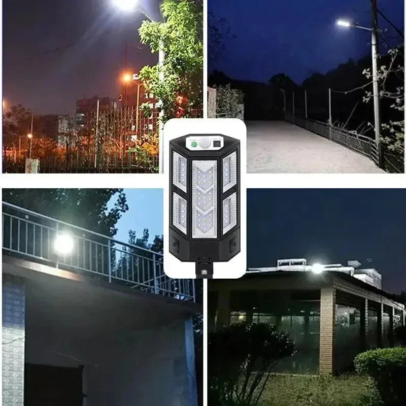 Newest Solar LED Light 300000LM Outdoor Solar Lamp Of Motion Sensor 4 Mode Waterproof