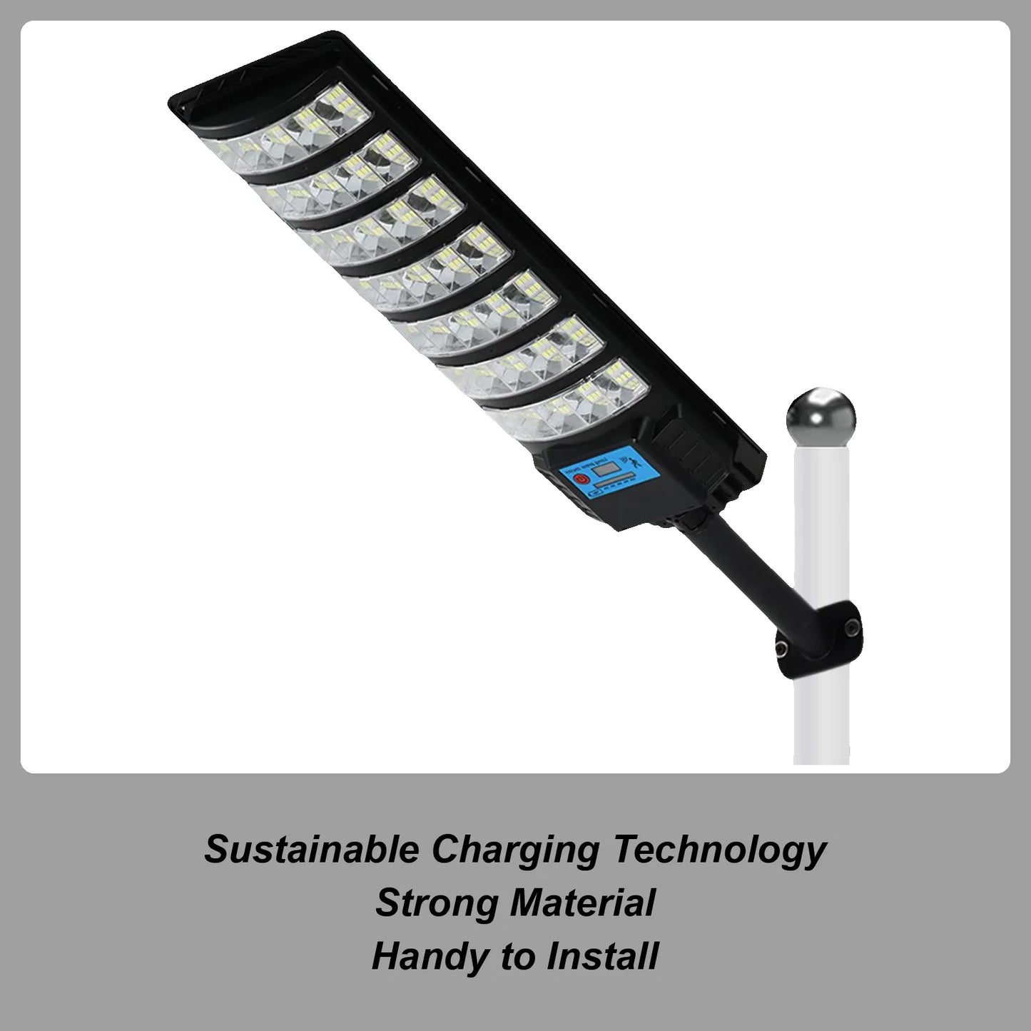 Outdoor Solar Street Lights Waterproof Lamp With Motion Sensor Remote Control Street Lights For Yard Patio Garage Outdoor