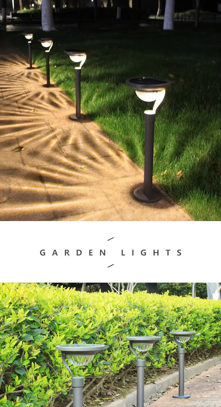 Solar Pathway Lights Outdoor Waterproof Solar Lamp Super Bright Auto On/Off Garden Light for Patio Path Walkway Driveway Decor