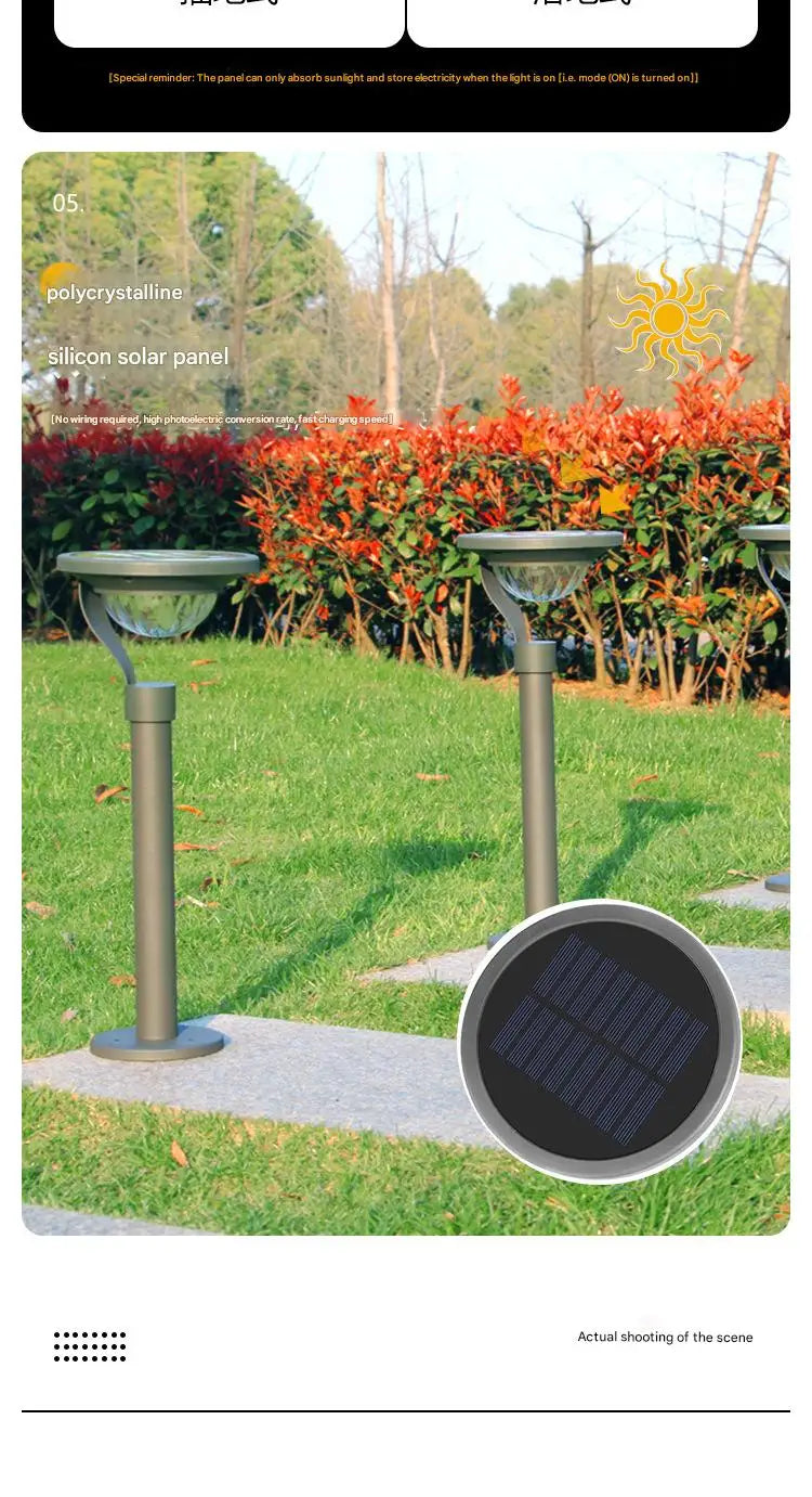 Solar Pathway Lights Outdoor Waterproof Solar Lamp Super Bright Auto On/Off Garden Light for Patio Path Walkway Driveway Decor