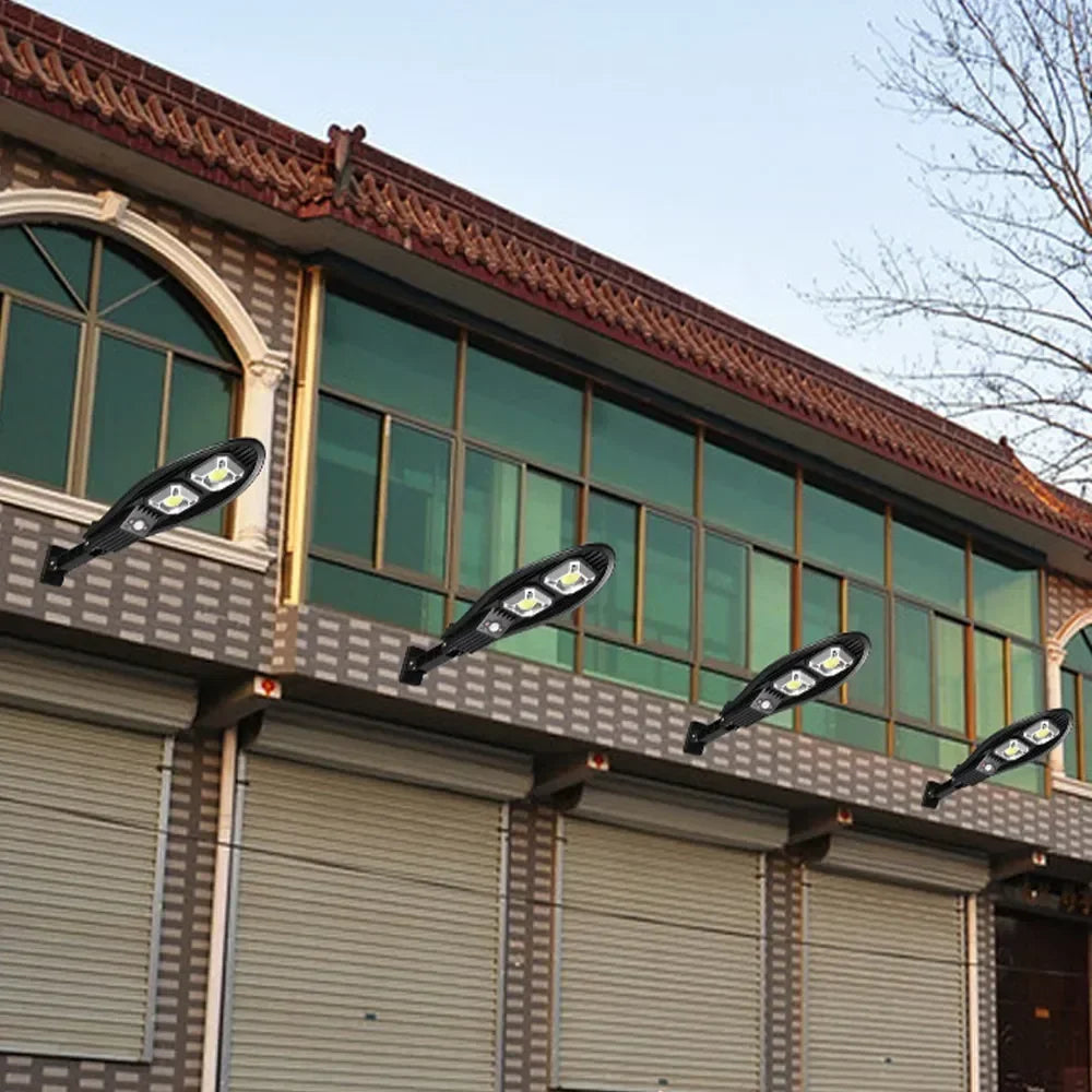 Newest LED Solar Light Outdoor Solar Lamp Powered Sunlight Waterproof PIR Motion Sensor Street Light for Garden Decoration Hot