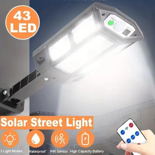 Newest Solar LED Light 300000LM Outdoor Solar Lamp Of Motion Sensor 4 Mode Waterproof