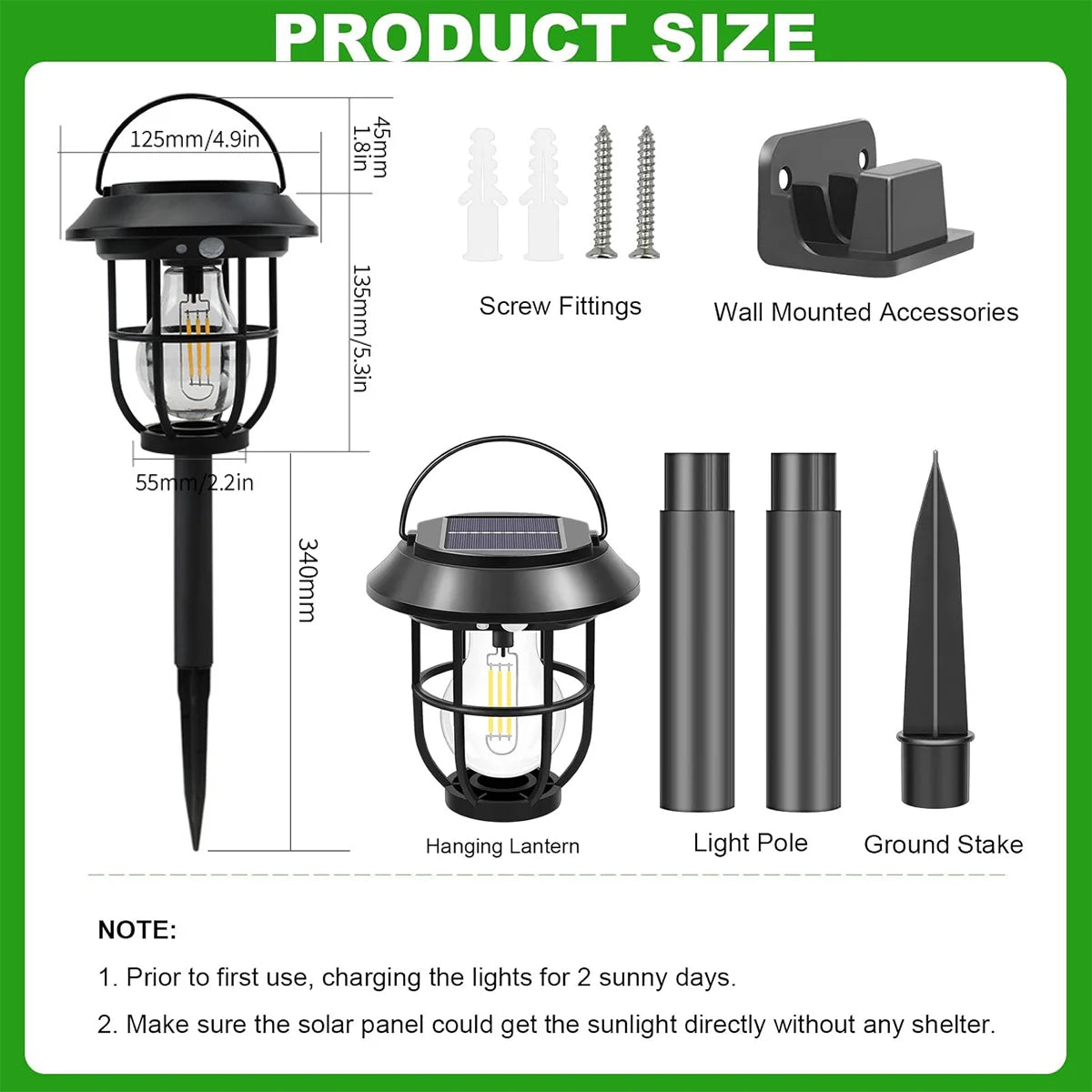 Solar Motion Sensor Led Wall Camping Lawn Lamp Outdoor Lanterns Lights Powered Yard Decorative Light Waterproof Garden Induction