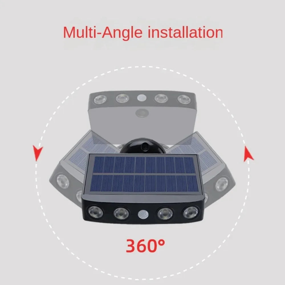 Solar Lights Outdoor Household Courtyard Lawn Garden Wall Light Rural Outdoor Lighting Sensor Monitoring Street Light