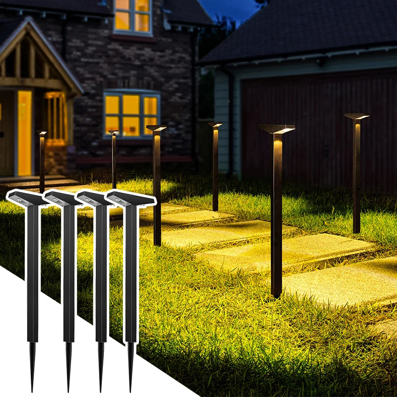Solar Lawn Light Outdoor Waterproof Ground Lamp for Yard,Path,Garden,Lawn,Camping,Outdoor,Deck Atmosphere Decor Landscape