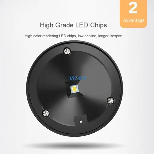 E15A 2 Pcs Solar Pathway Lamp Provide Clear Brightness Waterproof