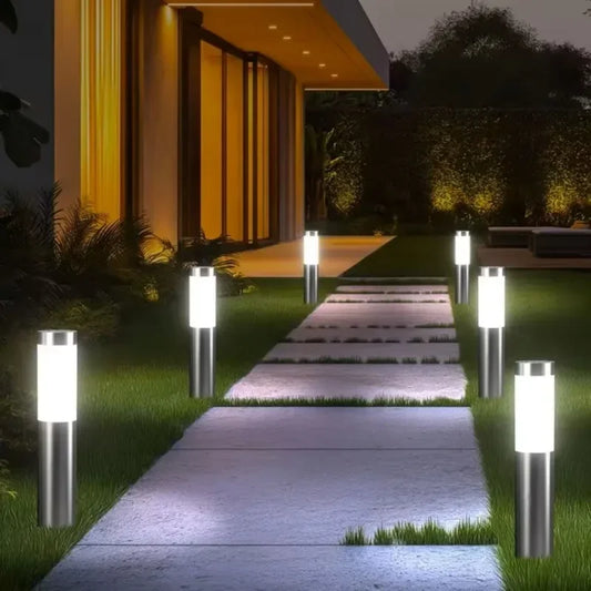 1/2/4/6 Pcs Solar Floor Lamp Waterproof Motion Sensor