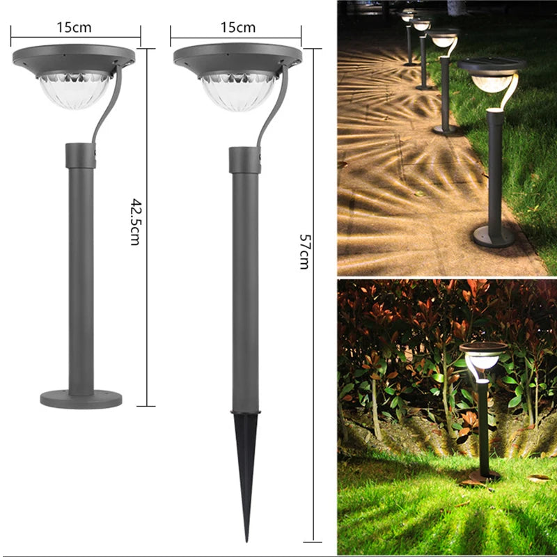 Solar Pathway Lights Outdoor Waterproof Solar Lamp Super Bright Auto On/Off Garden Light for Patio Path Walkway Driveway Decor