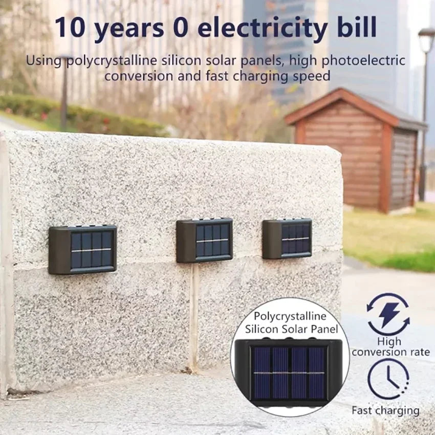 Solar Outdoor Wall Lamp