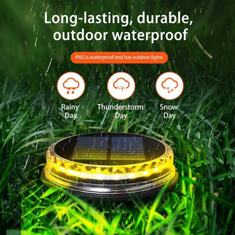Solar LED Underground Light Outdoor Garden Ground Lights Waterproof Underground Light Landscape Lights For Gardens Lawns Paths