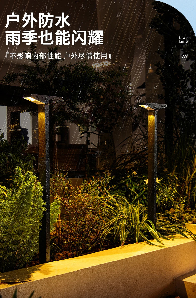 Solar Lawn Light Outdoor Waterproof Ground Lamp for Yard,Path,Garden,Lawn,Camping,Outdoor,Deck Atmosphere Decor Landscape