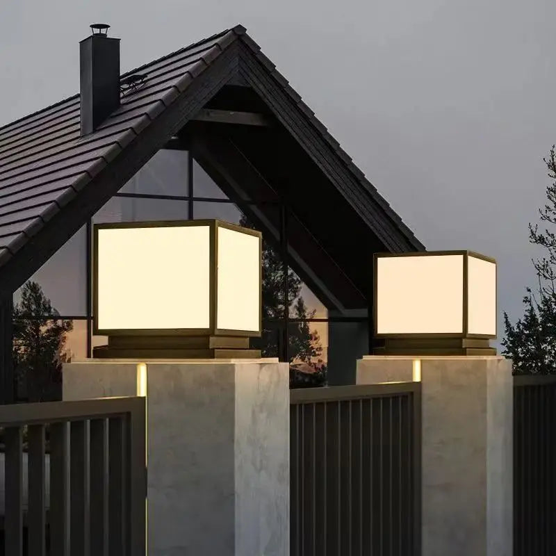 Solar-powered garden lights for outdoor use, designed to be waterproof and suitable for use in gardens, around villas, and at th