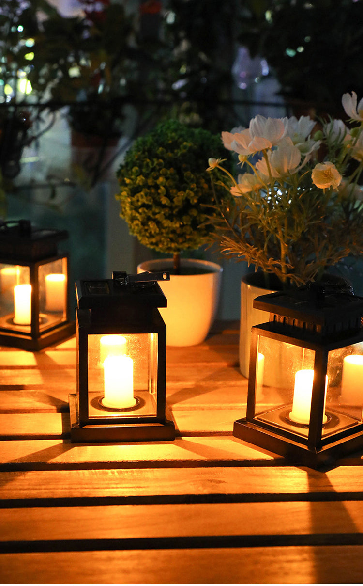 Solar Lights Outdoor LED String Light Waterproof Lantern Hanging Garden Outdoor Decorative Landscape Lights Garden Garage Patio