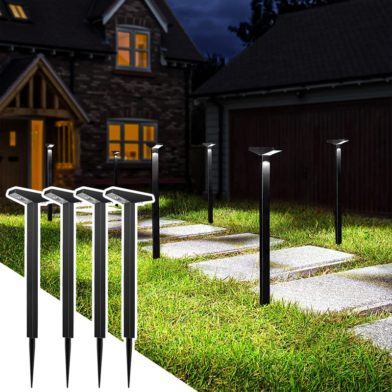 Solar Lawn Light Outdoor Waterproof Ground Lamp for Yard,Path,Garden,Lawn,Camping,Outdoor,Deck Atmosphere Decor Landscape