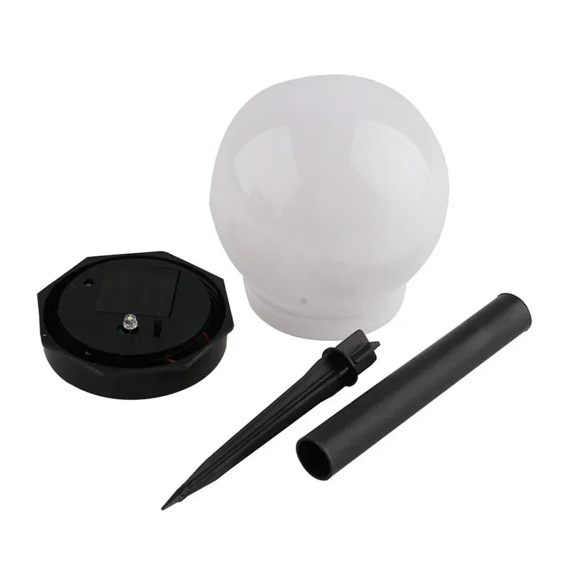 Solar Powered LED Bulb Lamp Energy Light Waterproof Outdoor Garden Light Street Decor Solar Panel Ball Lights Lawn Yard Lamp