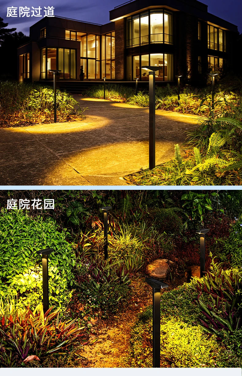 Solar Lawn Light Outdoor Waterproof Ground Lamp for Yard,Path,Garden,Lawn,Camping,Outdoor,Deck Atmosphere Decor Landscape